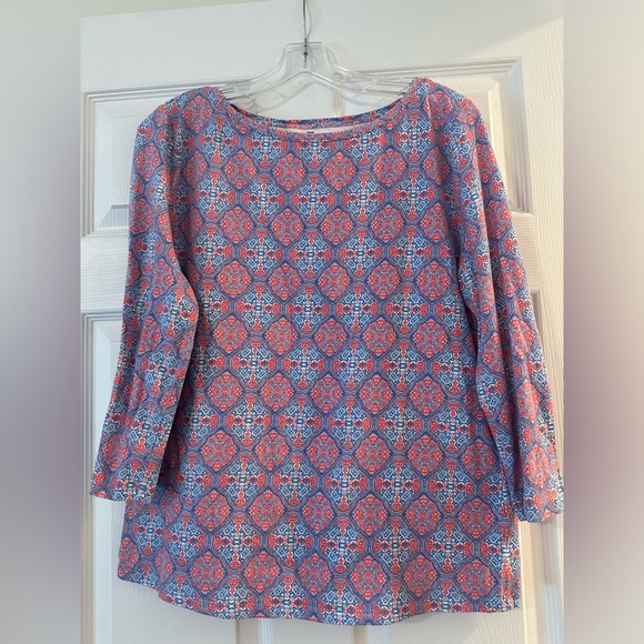 Talbots size large 3/4 sleeve top - Picture 1 of 4